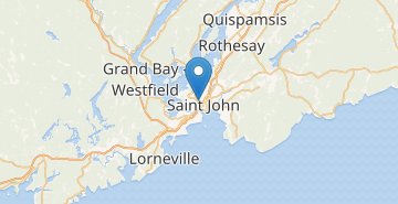 Karte Saint John