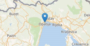 地图 Opatija