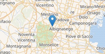 Map Abano Terme