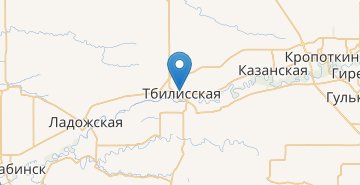 地图 Tbilisskaya