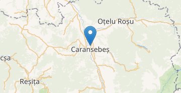 Mapa Caransebes