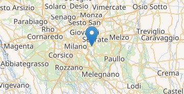 Mapa Milan Airport Linate