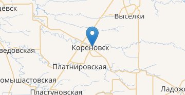 Harta Korenovsk