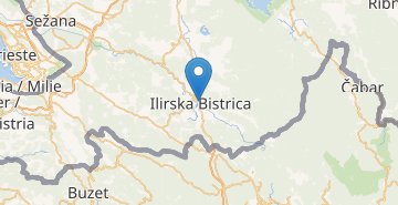 地図 Ilirska Bistrica