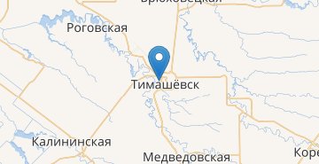 Map Timashyovsk