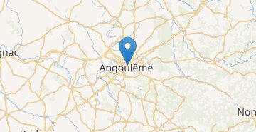 Kaart Angoulême