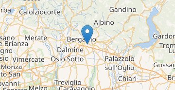 Harta Bergamo airport Orio al Serio