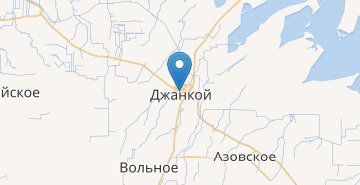 Mapa Dzhankoy