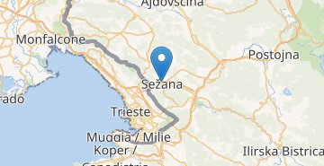 Map Sezana