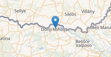 지도 Donji Miholjac