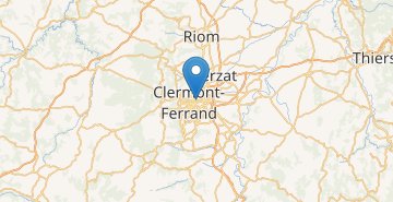 Harta Clermont Ferrand