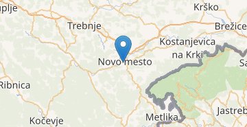 Žemėlapis Novo mesto