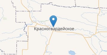 Mapa Krasnogvardeyskoye (Stavropolskiy kray)