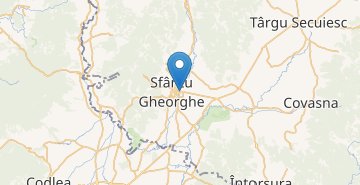 Map Sfantu Gheorghe