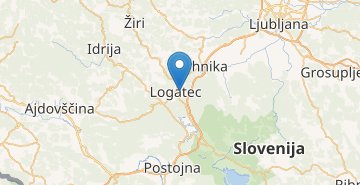 Žemėlapis Logatec