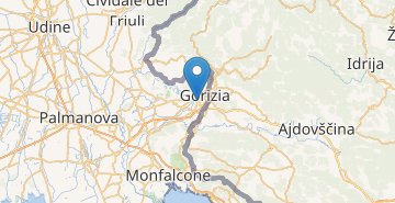 Mapa Gorizia