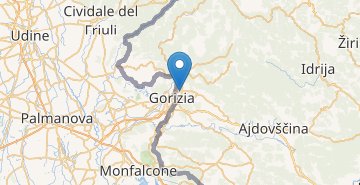 Zemljevid Nova Gorica