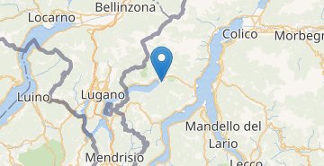 Karte Arbedo-Castione