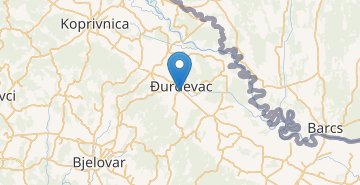 Mapa Djurdjevac