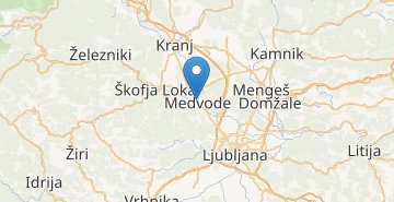 Карта Медводе