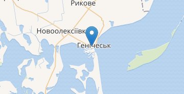Мапа Генічеськ