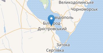 Map Bilhorod-Dnistrovskyi