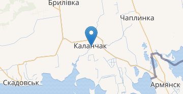 Карта Каланчак (Херсонская обл.)