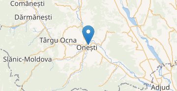 Mapa Onesti