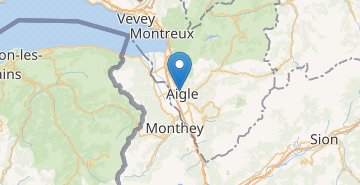 Zemljevid Aigle