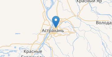 Mapa Astrakhan
