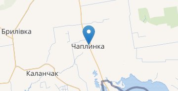 Mapa Chaplynka (Khersonska obl.)