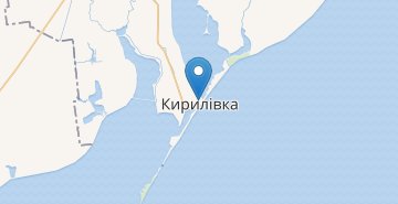 Mapa Kyrylivka (Zaporizhska obl.)