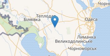 地图 Petrodolynske, Odeska obl