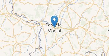 Žemėlapis Paray-Le-Monial