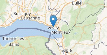 Mapa Vevey
