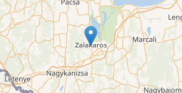 Mapa Zalakaros