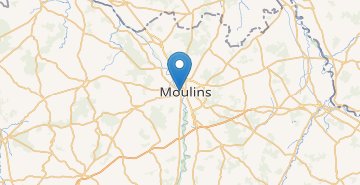 Mapa Moulins