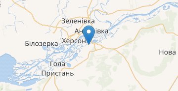Mapa Oleshky
