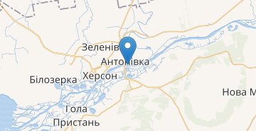 Mapa Antonivka (Khersonska obl.)