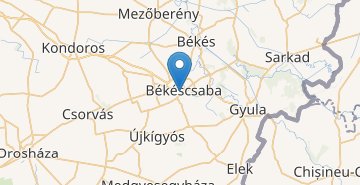 Карта Бекешчаба