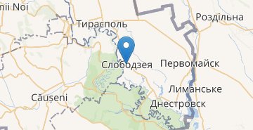 地図 Slobodzeya