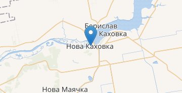 Mapa Nova Kakhovka