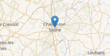 Карта Шалон-сюр-Сон