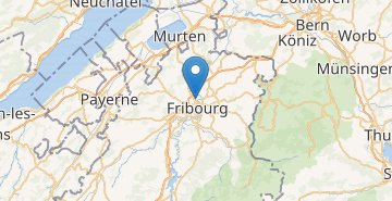 Mapa Fribourg