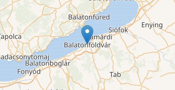 Mapa Balatonföldvár