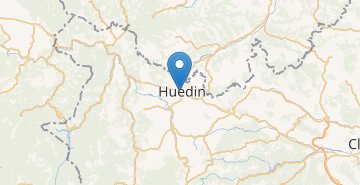 Mapa Huedin