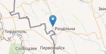 რუკა Yakovlivka (Rozdilnyanskiy r-n)