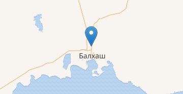 Zemljevid Balkhash