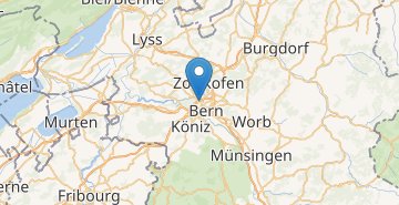 Mapa Bern
