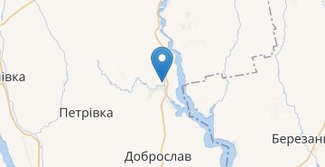Χάρτης Petrivka (Kominternovskiy r-n)